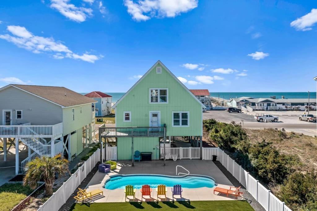 Villa Pool Haven Ocean View à Île au chêne Extérieur photo