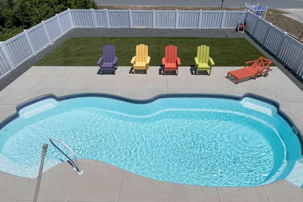 Villa Pool Haven Ocean View à Île au chêne Extérieur photo